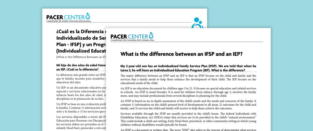 What is the Difference Between an IFSP and an IEP?