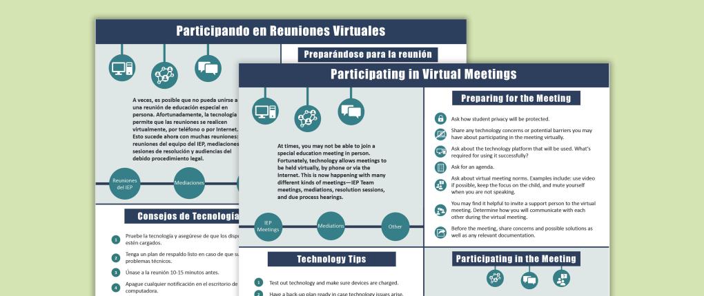 Participating in Virtual Meetings - Virtual IEP Meeting Tips for Parents