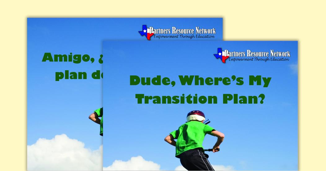 Dude, Where's My Transition Plan