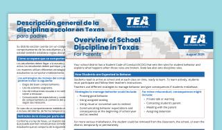 Overview of School Discipline in Texas