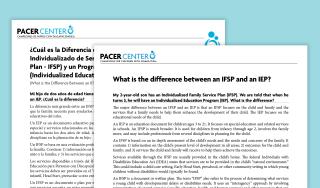 What is the Difference Between an IFSP and an IEP?